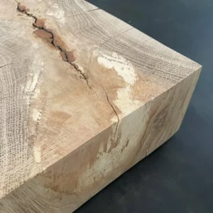 White oak wood block