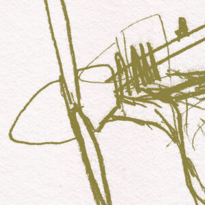 Screen print propeller head detail copyright J Walker 2022