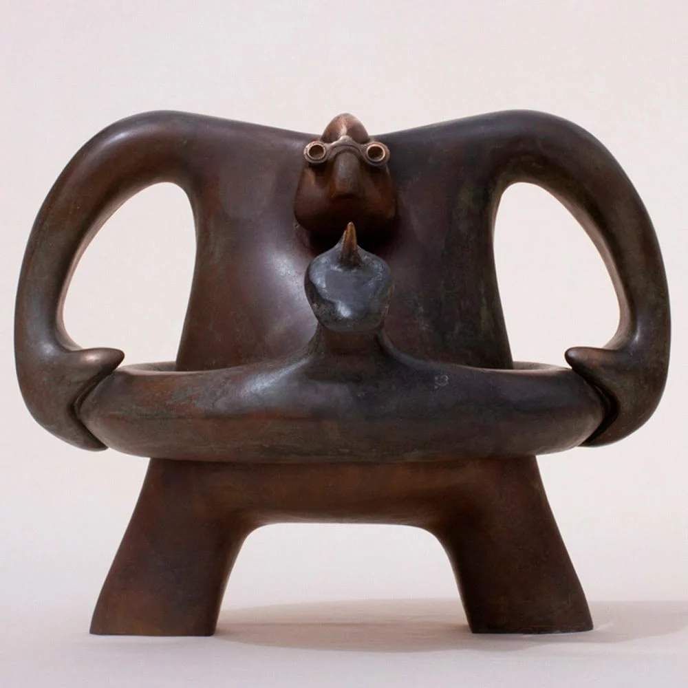 Anchor man mesa. Bronze sculpture. Jj Walker copyright 2024