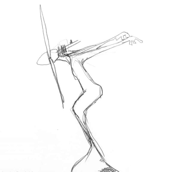 Propeller head sketch detail. JJ Walker copyright 2023