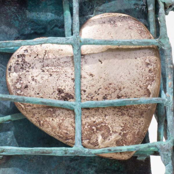 Large heart in basket detail from Soul searcher by JJ Walker 2023
