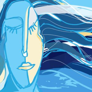 Mediterranean dreams. Print by JJ Walker copyright 2023