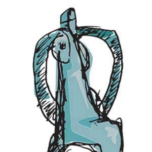 Seated figure JJ Walker copyright 2024