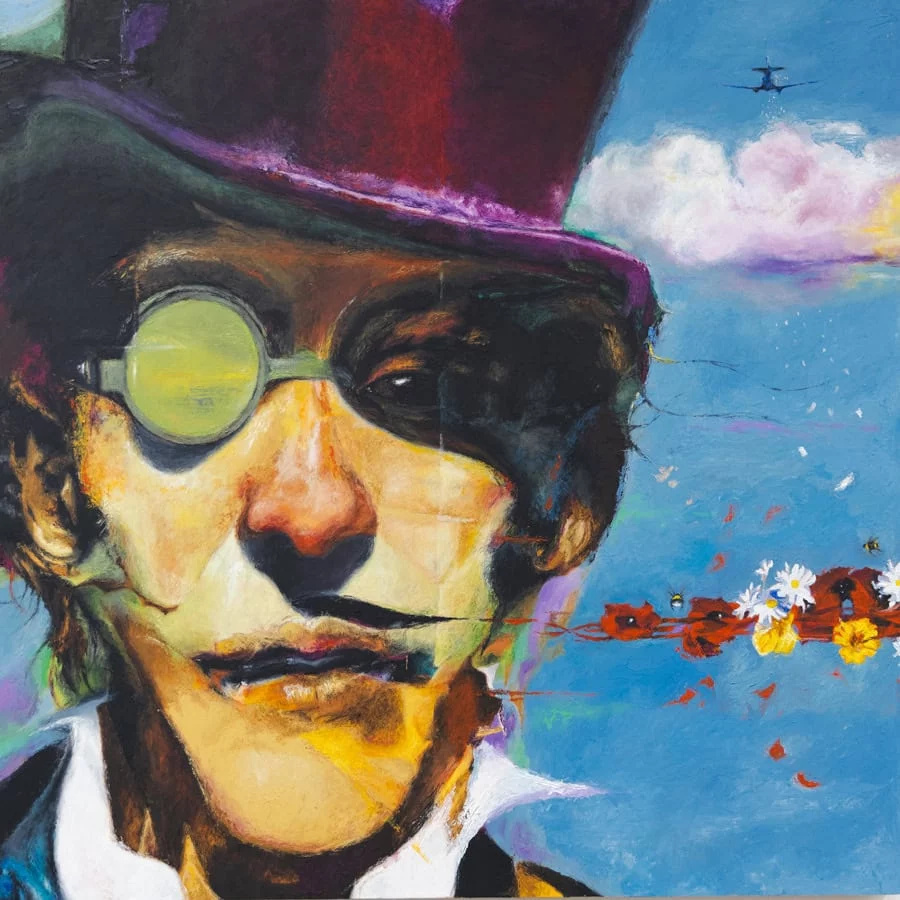 Last call for reason painting by JJ Walker