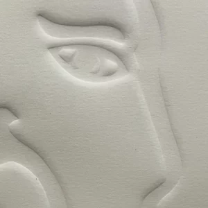 Escucha el mar etching detail by JJ Walker